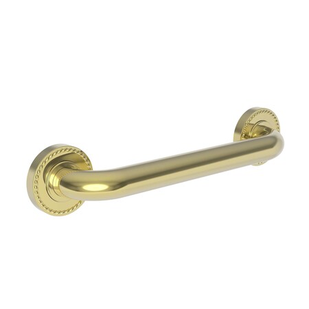Newport Brass 15" L, Two Post, Solid Brass, 12" Grab Bar in Forever Brass (Pvd), Forever Brass (PVD) 1020-3912/01